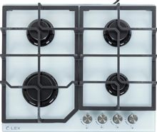 Газовая варочная панель LEX GVG 642 WH, независимая, белый – купить в ...