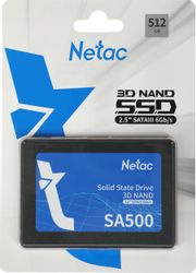 512ГБ SSD накопитель NETAC SA500 NT01SA500-512-S3X 2.5"