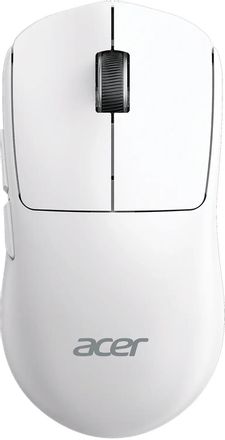 Мышь беспроводная Acer OMR401, игровая, Bluetooth/Радио, оптическая, USB, 12000dpi, белый [zl.mcecc.05d]