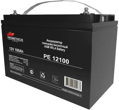 Аккумуляторная батарея PROMETHEUS ENERGY PE 12100 для ИБП 12В, 100Ач ...