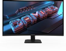 Изображение товара 31.5" Монитор Gigabyte GS32QCA,  2560x1440,  VA,  180Гц,  2хHDMI,  1хDP,  изогнутый, черный [20vm0-gs32qcabm-1eur]
