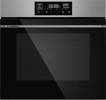Духовой шкаф электрический MAUNFELD AEOD76106S,  76л,  дверца с 3 стеклами,  серебристый
