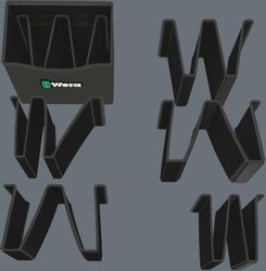 Набор отверток WERA Kraftform 2go 100, 11 предметов