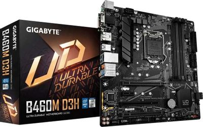 Материнская плата Gigabyte B460M D3H, LGA 1200, Intel B460, mATX