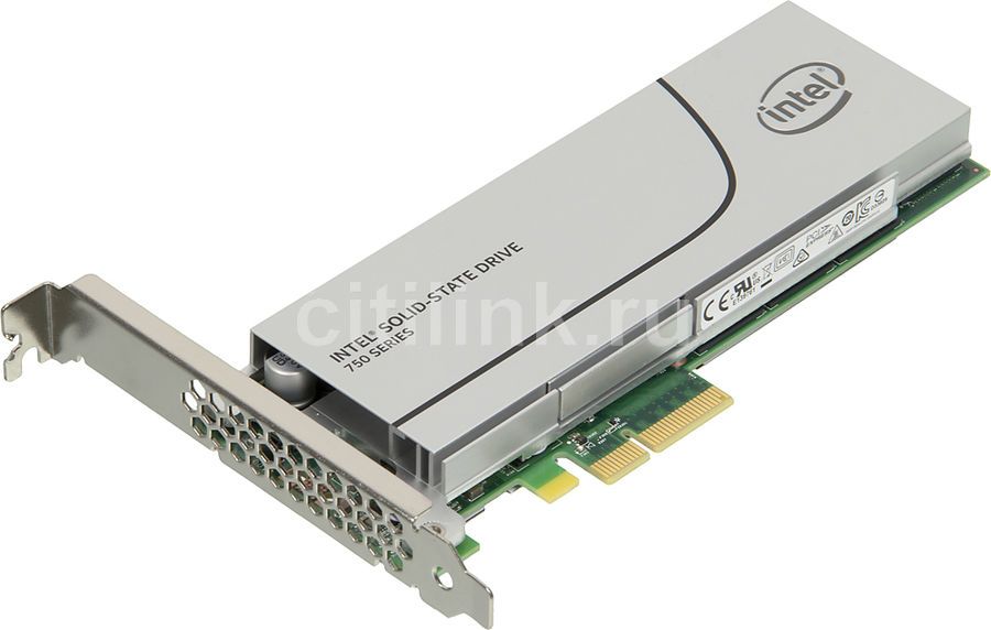 Intel Single Pack 400GB 750 Series Solid State Drive PCIE Full Height - 3