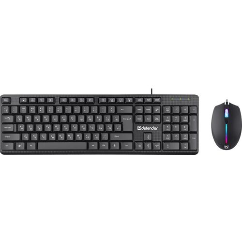 Комплект (клавиатура+мышь) Defender Triumph C-991, USB 2.0, проводной, черный [45991]