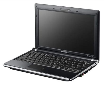 Нетбук Samsung NP-NC10-KB01 10.1", Intel Atom N270 1.6ГГц, 1-ядерный, 1ГБ 160ГБ,  Intel GMA  950, Windows XP Home, черный [np-nc10-kb01ru]