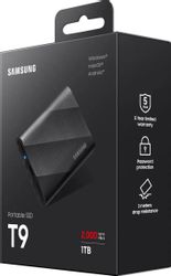 1ТБ Внешний диск SSD Samsung T9 MU-PG1T0B/WW, USB-C, черный