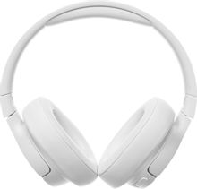 Изображение товара Наушники JBL Tune 720 BT, 3.5 мм/Bluetooth, мониторные, белый [jblt720btwht]