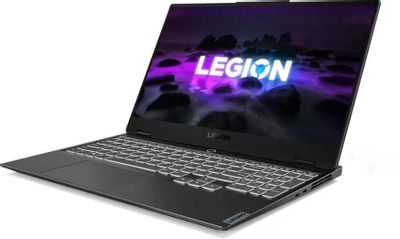 Ноутбук игровой Lenovo Legion S7 15ACH6 82K80057RK, 15.6", IPS, AMD Ryzen 5 5600H 3.3ГГц, 6-ядерный, 16ГБ DDR4, 512ГБ SSD,  NVIDIA GeForce  RTX 3050 Ti для ноутбуков - 4 ГБ, без операционной системы, черный
