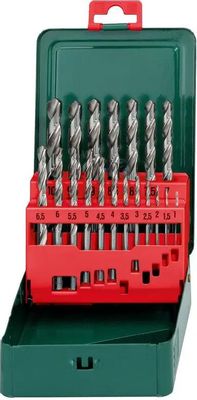 Характеристики Набор сверл METABO 627153000, по металлу, цилиндрический ...