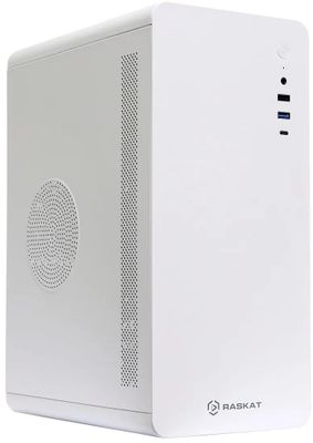 Компьютер RASKAT Standart 300 Intel Core i3 12100,  DDR4 16ГБ, 256ГБ(SSD),  Intel UHD Graphics 730,  без операционной системы,  белый [standart300185512]
