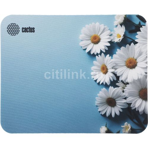 Коврик для мыши Cactus Daisies рисунок, ткань, 250х200х3мм [cs-mpc-d07s]