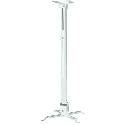 Кронштейн для проектора Buro PR04-140W, до 20кг, потолочный, поворот и наклон, белый