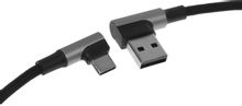 Изображение товара Кабель UGREEN US176 USB Type-C и USB, 1м, 3A, серый