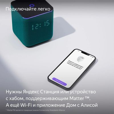 Умная розетка ЯНДЕКС Matter EU Wi-Fi белый [yndx-00540wht] – купить в ...