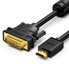 Изображение товара Кабель HDMI-DVI UGREEN HD106 1м для высокого качества передачи сигнала