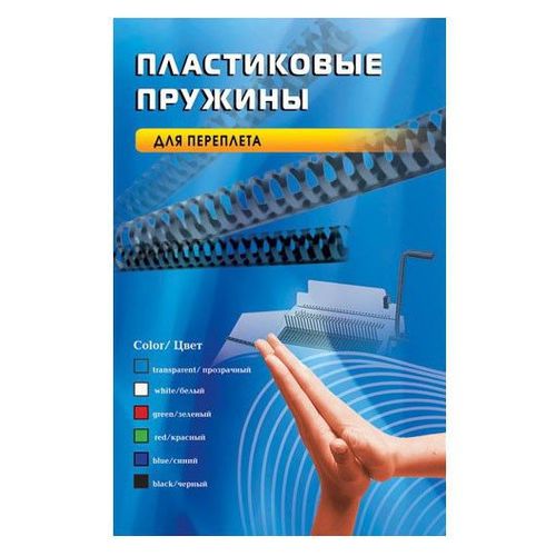 Пружина пластиковая Office Kit 20204740, 28мм, 221 — 250 листов, A4, 50, белый