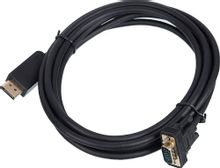 Изображение товара Кабель DisplayPort to VGA 3м позолоченные контакты черный