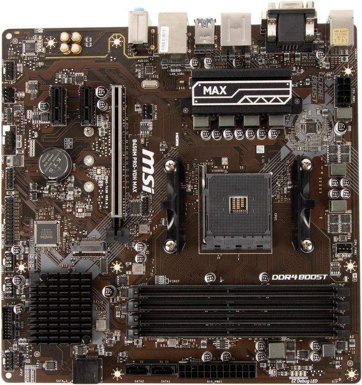 Ответы на вопросы о товаре материнская плата MSI B450M PRO-VDH MAX