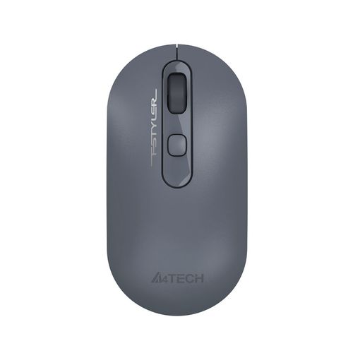 Мышь беспроводная A4TECH Fstyler FG20, радио, оптическая, USB, 2000dpi, пепельный и синий [fg20 ash blue]