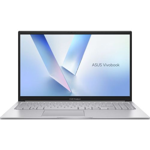Ноутбук ASUS Vivobook 15 X1504MA-BQ056, 15.6", IPS, Intel Core 3 304 1.5ГГц, 5-ядерный, 8ГБ DDR5, 512ГБ SSD, Intel Graphics, без операционной системы, серебристый [90nb17i2-m01360]