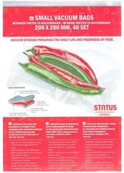 Изображение товара Пакеты для вакуумной упаковки для вакуумной упаковки STATUS 176211, 20см x 28см Изображение товара Пакеты для вакуумной упаковки для вакуумной упаковки STATUS 176211, 20см x 28см