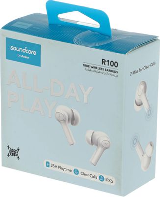 Наушники ANKER Soundcore Rise R100, Bluetooth, вкладыши, белый [a3981g21] –  купить в Ситилинк | 1644661