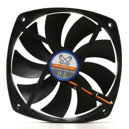 Вентилятор Scythe Slip Stream SM1425SL12H 140мм, 1700об/мин, 36.4дБ, Ret