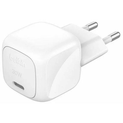 Сетевое зарядное устройство Belkin WCA008kq1MWH-B6, USB-C, USB-C, 30Вт, 3A, белый