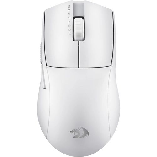 Мышь беспроводная Redragon K1ng 4K Pro, игровая, Bluetooth/Радио, оптическая, USB, 26000dpi, белый [72212]