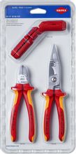 Изображение товара Набор диэлектрических инструментов KNIPEX для электромонтажных работ, 3 предмета