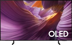 55" Телевизор Samsung QE55S85FAEXRU OLED, 4K Ultra HD, СМАРТ ТВ, Tizen OS, черный графит