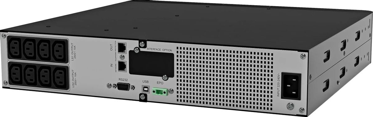 Источник бесперебойного питания Ippon Smart Winner II 1500 / 1500 ВА / 1350 Вт / 8 x IEC 320 C13
