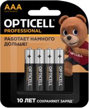 Изображение товара Батарейки [OPTICELL] LR03 AAA Щелочные 1.5В (4 шт.)