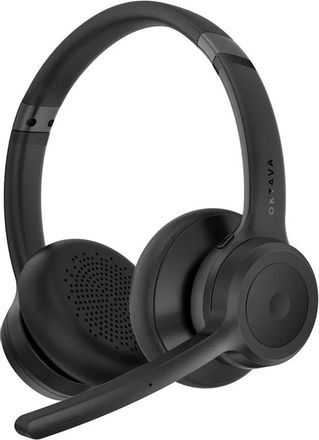 Наушники ОКТАВА ГК-4Б, Bluetooth, накладные, черный [gk4b]