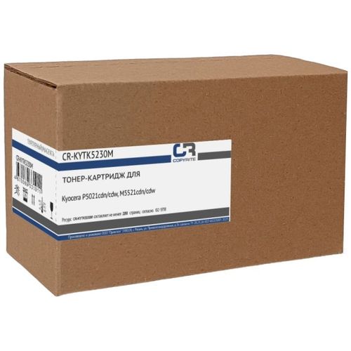 Картридж COPYRITE CR-KYTK5230M, TK-5230M, пурпурный / CR-KYTK5230M