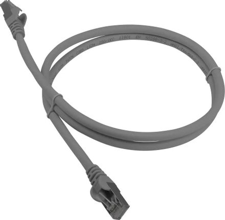 Патч-корд LanMaster вилка RJ-45,  вилка RJ-45,  кат.6A,  LSZH,  1м,  серый [lan-pc45/s6a-1.0-gy]