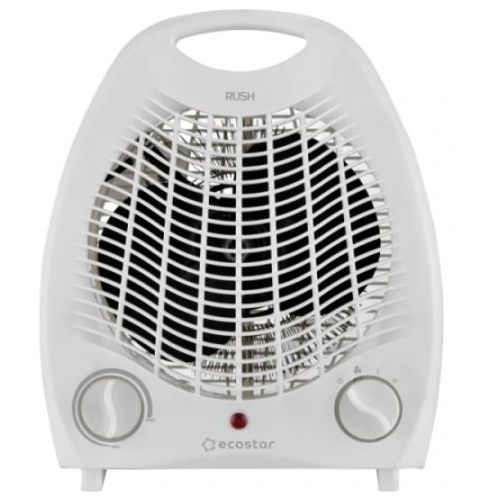 Тепловентилятор ECOSTAR Rush EFH-R2000DS-W, 2000Вт, с термостатом, 1 режим, белый