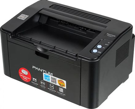 Принтер лазерный Pantum P2207 черно-белая печать, A4, черный