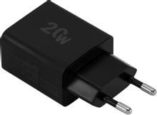 Изображение товара Сетевое зарядное устройство Digma DGW2D USB-A USB-C 20Вт 3A черный