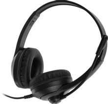 Гарнитура A4TECH Fstyler FH100U,  проводные, черный