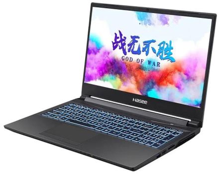 Ноутбук игровой HASEE Z7T-TA5NA 15.6", Intel Core i5 11260H 2.6ГГц, 6-ядерный, 8ГБ DDR4, 512ГБ SSD, NVIDIA GeForce RTX 3050 Ti для ноутбуков - 4 ГБ, FreeDOS, черный