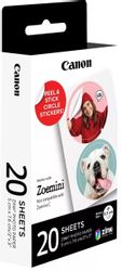 Наклейки Canon Zink ZINK ZP-2030-2C-20 (2 круга), для сублимационных принтеров, 20л, белый, 2шт