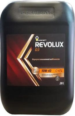 Моторное масло ROSNEFT Revolux D3, 10W-40, 20л, полусинтетическое ...
