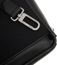 Рюкзак слинг Piquadro Tebe CA7155W144/N черный натуральная кожа
