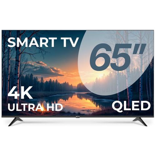 65" Телевизор Триколор P65QH701 QLED, 4K Ultra HD, СМАРТ ТВ, Android, черный