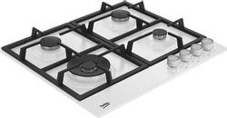 Газовая варочная панель Beko BHGM6422K5WW,  белый