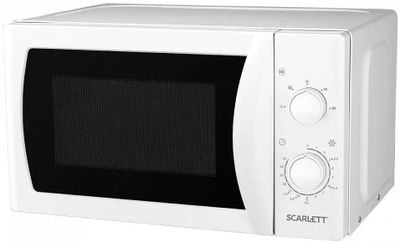 Микроволновая печь Scarlett SC-MW9020S10M, 700Вт, 20л, белый /черный
