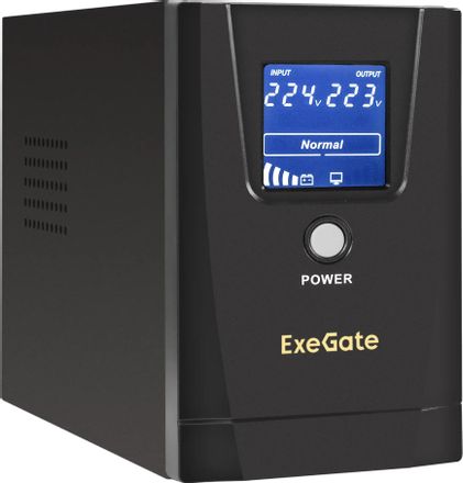 ИБП EXEGATE Power Smart ULB-500.LCD.AVR.2SH,  500ВA [ex294613rus]
